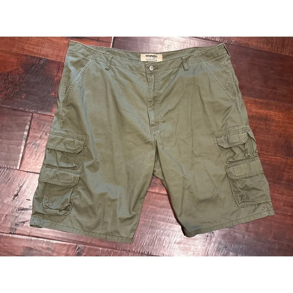 Wrangler Cargo Shorts Mens Size 42 Green Blue Authentics Relaxed Fit Bundle 2pk